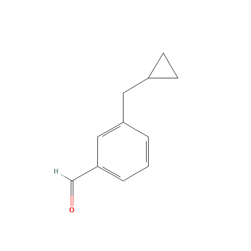 3-(cyclopropylmethyl)benzaldehyde (CAS: 1202170-35-1) - Related Chemical Product
