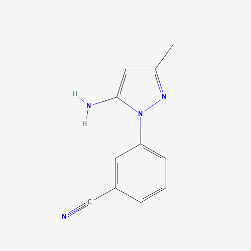 3-(5-amino-3-methylpyrazol-1-yl)benzonitrile (CAS: 209918-89-8) - Related Chemical Product