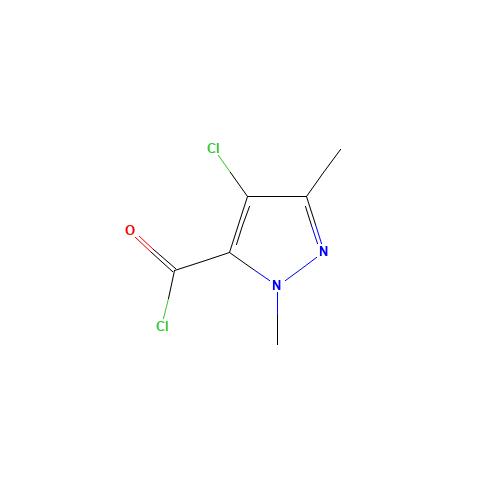 4-chloro-2,5-dimethylpyrazole-3-carbonyl chloride (CAS: 128141-47-9) - Related Chemical Product