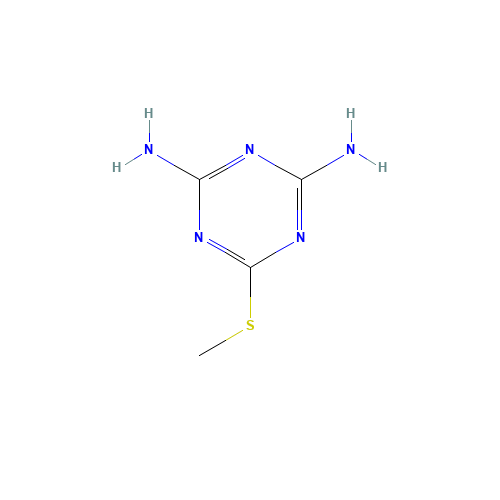 6-methylsulfanyl-1,3,5-triazine-2,4-diamine (CAS: 5397-01-3) - Related Chemical Product