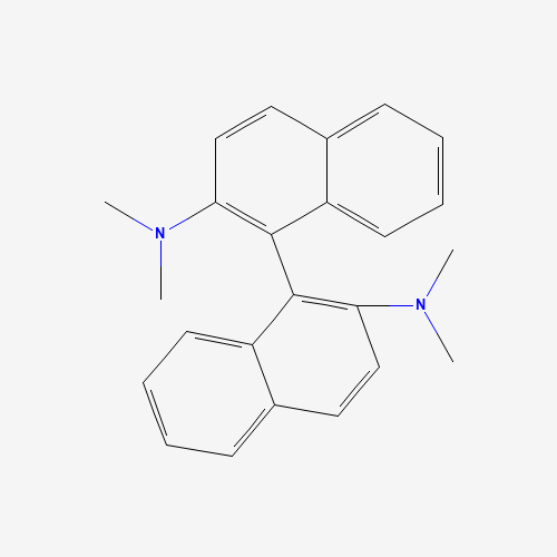 1-[2-(dimethylamino)naphthalen-1-yl]-N,N-dimethylnaphthalen-2-amine (CAS: 135759-57-8) - Chemical Structure and Molecular Formula 
