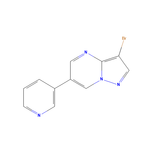 3-bromo-6-pyridin-3-ylpyrazolo[1,5-a]pyrimidine (CAS: 1109284-28-7) - Related Chemical Product
