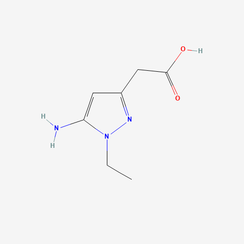 2-(5-amino-1-ethylpyrazol-3-yl)acetic acid (CAS: 1224888-25-8) - Related Chemical Product