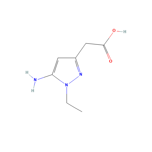 2-(5-amino-1-ethylpyrazol-3-yl)acetic acid (CAS: 1224888-25-8) - Related Chemical Product