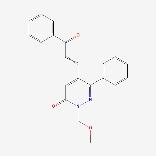 2-(methoxymethyl)-5-(3-oxo-3-phenylprop-1-enyl)-6-phenylpyridazin-3-one (CAS: 562869-98-1) - Related Chemical Product