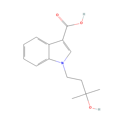 1-(3-hydroxy-3-methylbutyl)indole-3-carboxylic acid (CAS: 1313043-19-4) - Related Chemical Product
