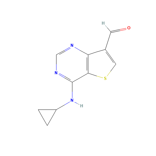 4-(cyclopropylamino)thieno[3,2-d]pyrimidine-7-carbaldehyde (CAS: 1318242-87-3) - Related Chemical Product