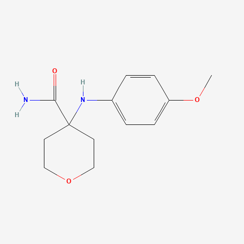 4-(4-methoxyanilino)oxane-4-carboxamide (CAS: 1183837-52-6) - Related Chemical Product