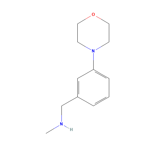 N-methyl-1-(3-morpholin-4-ylphenyl)methanamine (CAS: 864068-83-7) - Related Chemical Product