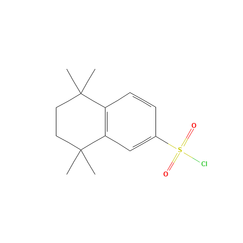 5,5,8,8-tetramethyl-6,7-dihydronaphthalene-2-sulfonyl chloride (CAS: 132392-26-8) - Related Chemical Product
