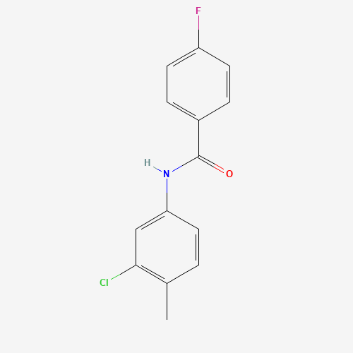 N-(3-chloro-4-methylphenyl)-4-fluorobenzamide (CAS: 330469-22-2) - Related Chemical Product