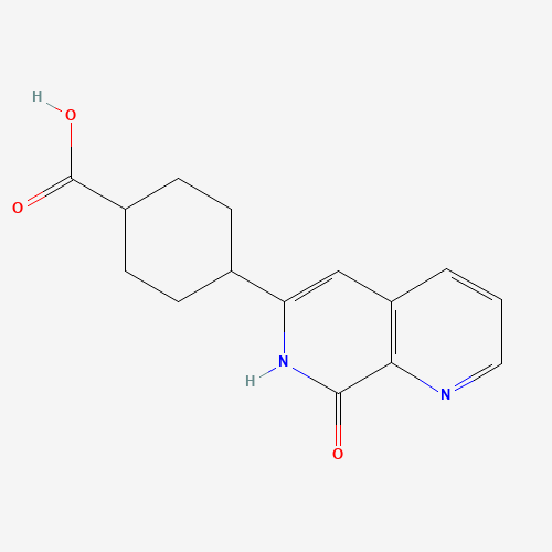 4-(8-oxo-7H-1,7-naphthyridin-6-yl)cyclohexane-1-carboxylic acid (CAS: 880466-45-5) - Related Chemical Product