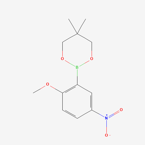 2-(2-methoxy-5-nitrophenyl)-5,5-dimethyl-1,3,2-dioxaborinane (CAS: 849412-48-2) - Related Chemical Product