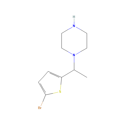 1-[1-(5-bromothiophen-2-yl)ethyl]piperazine (CAS: 521265-05-4) - Related Chemical Product