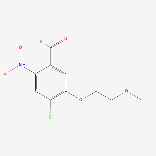4-chloro-5-(2-methoxyethoxy)-2-nitrobenzaldehyde (CAS: 685535-07-3) - Related Chemical Product