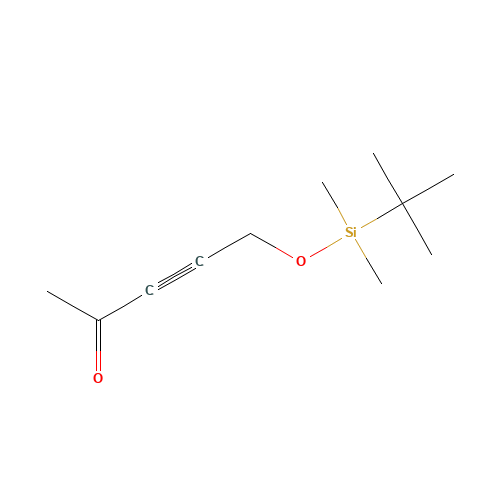 5-[tert-butyl(dimethyl)silyl]oxypent-3-yn-2-one (CAS: 81535-82-2) - Related Chemical Product