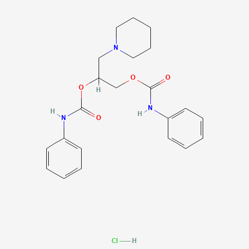 [2-(phenylcarbamoyloxy)-3-piperidin-1-ylpropyl] N-phenylcarbamate;hydrochloride (CAS: 537-12-2) - Related Chemical Product