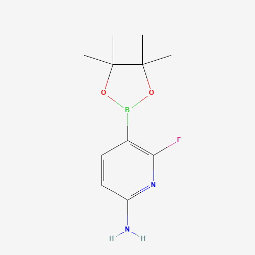 6-fluoro-5-(4,4,5,5-tetramethyl-1,3,2-dioxaborolan-2-yl)pyridin-2-amine (CAS: 944401-67-6) - Related Chemical Product