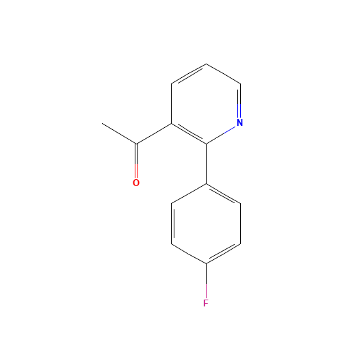 1-[2-(4-fluorophenyl)pyridin-3-yl]ethanone (CAS: 280573-47-9) - Related Chemical Product