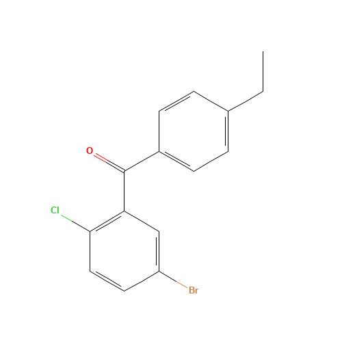 (5-bromo-2-chlorophenyl)-(4-ethylphenyl)methanone (CAS: 879545-43-4) - Related Chemical Product