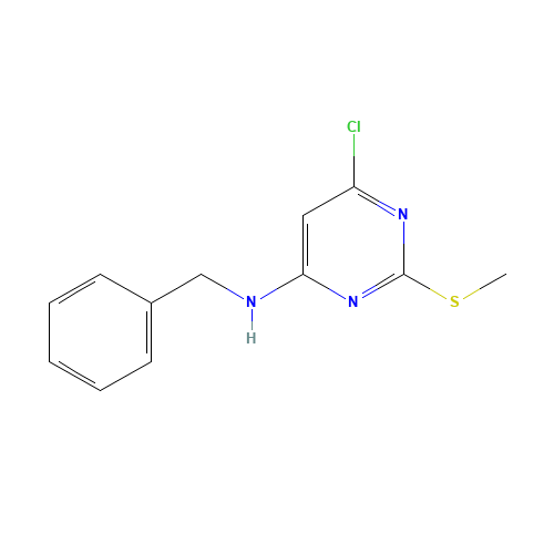 N-benzyl-6-chloro-2-methylsulfanylpyrimidin-4-amine (CAS: 709639-84-9) - Related Chemical Product