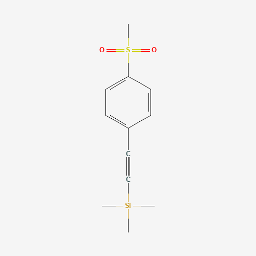 trimethyl-[2-(4-methylsulfonylphenyl)ethynyl]silane (CAS: 113854-19-6) - Related Chemical Product