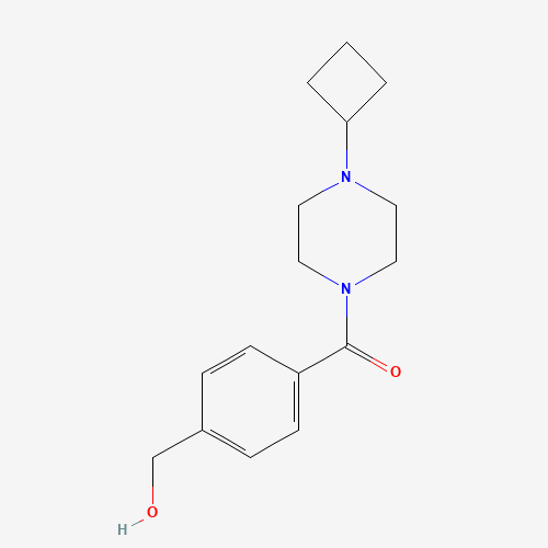 (4-cyclobutylpiperazin-1-yl)-[4-(hydroxymethyl)phenyl]methanone (CAS: 1000404-85-2) - Related Chemical Product