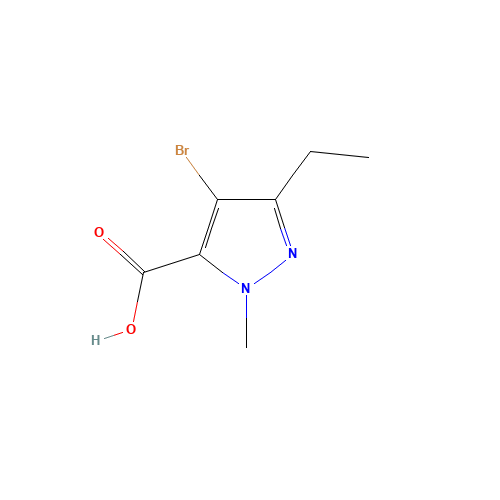 4-bromo-5-ethyl-2-methylpyrazole-3-carboxylic acid (CAS: 128537-48-4) - Related Chemical Product