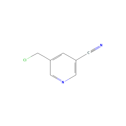 5-(chloromethyl)pyridine-3-carbonitrile (CAS: 562074-59-3) - Chemical Structure and Molecular Formula 