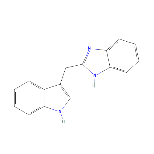 2-[(2-methyl-1H-indol-3-yl)methyl]-1H-benzimidazole (CAS: 41278-00-6) - Related Chemical Product
