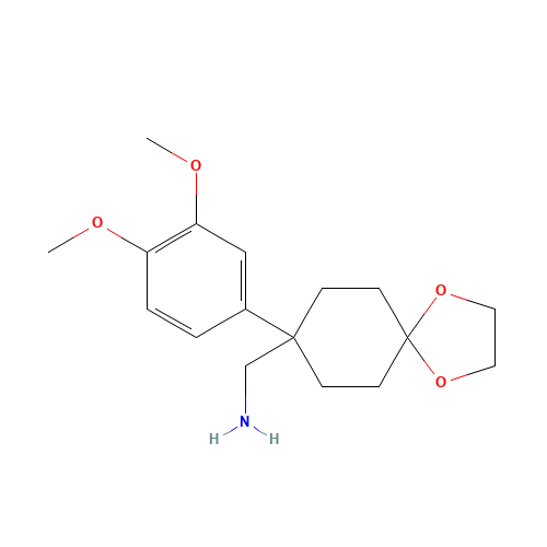 [8-(3,4-dimethoxyphenyl)-1,4-dioxaspiro[4.5]decan-8-yl]methanamine (CAS: 887978-91-8) - Related Chemical Product