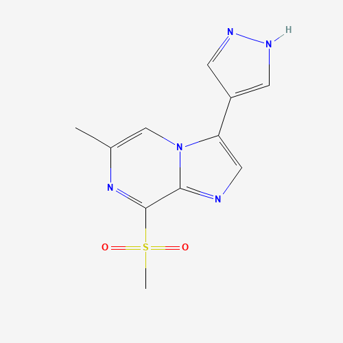 6-methyl-8-methylsulfonyl-3-(1H-pyrazol-4-yl)imidazo[1,2-a]pyrazine (CAS: 1111269-94-3) - Related Chemical Product