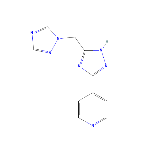 4-[5-(1,2,4-triazol-1-ylmethyl)-1H-1,2,4-triazol-3-yl]pyridine (CAS: 477852-54-3) - Related Chemical Product