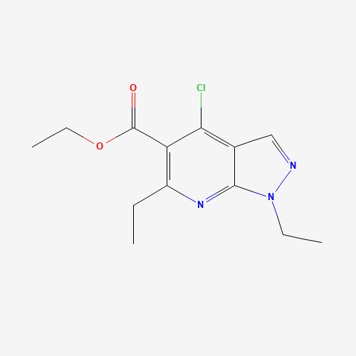 ethyl 4-chloro-1,6-diethylpyrazolo[3,4-b]pyridine-5-carboxylate (CAS: 865713-68-4) - Related Chemical Product