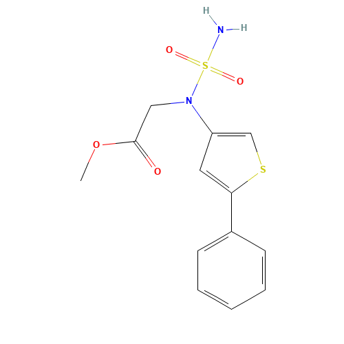 methyl 2-[(5-phenylthiophen-3-yl)-sulfamoylamino]acetate (CAS: 1000409-39-1) - Related Chemical Product