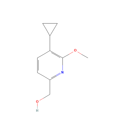 (5-cyclopropyl-6-methoxypyridin-2-yl)methanol (CAS: 1310948-13-0) - Related Chemical Product