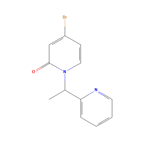4-bromo-1-(1-pyridin-2-ylethyl)pyridin-2-one (CAS: 1610520-37-0) - Related Chemical Product