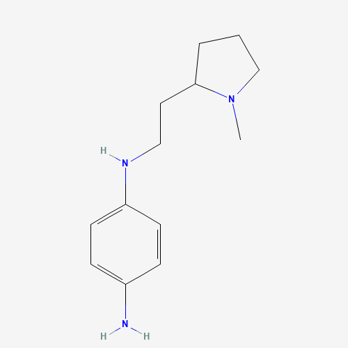 4-N-[2-(1-methylpyrrolidin-2-yl)ethyl]benzene-1,4-diamine (CAS: 1395029-87-4) - Related Chemical Product