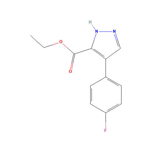 ethyl 4-(4-fluorophenyl)-1H-pyrazole-5-carboxylate (CAS: 127919-73-7) - Related Chemical Product