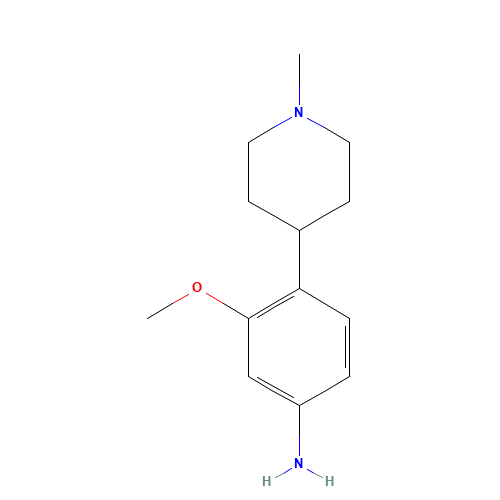 3-methoxy-4-(1-methylpiperidin-4-yl)aniline (CAS: 1025216-26-5) - Related Chemical Product