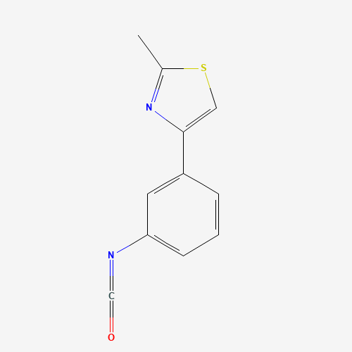 4-(3-isocyanatophenyl)-2-methyl-1,3-thiazole (CAS: 852180-41-7) - Related Chemical Product