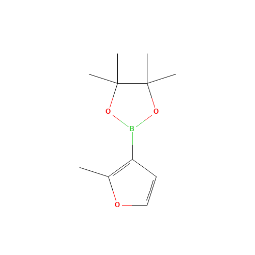 4,4,5,5-tetramethyl-2-(2-methylfuran-3-yl)-1,3,2-dioxaborolane (CAS: 864776-02-3) - Related Chemical Product