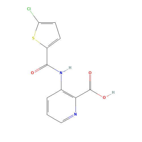 3-[(5-chlorothiophene-2-carbonyl)amino]pyridine-2-carboxylic acid (CAS: 929214-62-0) - Related Chemical Product