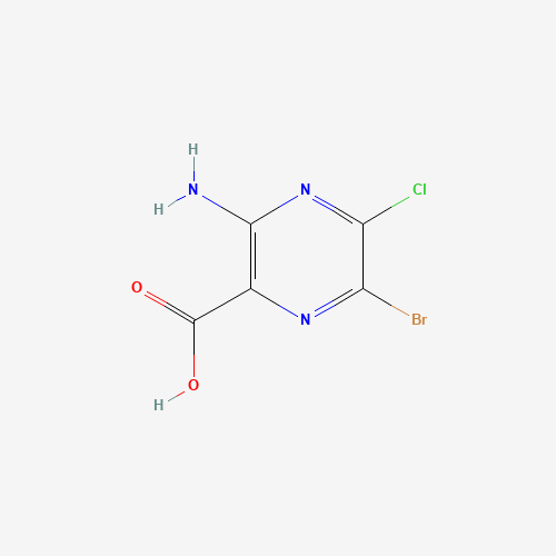 3-amino-6-bromo-5-chloropyrazine-2-carboxylic acid (CAS: 1195582-28-5) - Related Chemical Product