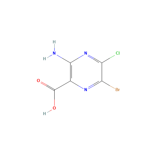 3-amino-6-bromo-5-chloropyrazine-2-carboxylic acid (CAS: 1195582-28-5) - Related Chemical Product