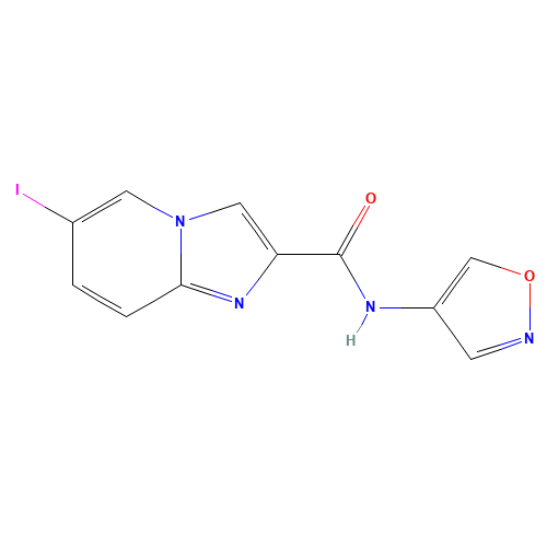 6-iodo-N-(1,2-oxazol-4-yl)imidazo[1,2-a]pyridine-2-carboxamide (CAS: 1168157-29-6) - Related Chemical Product