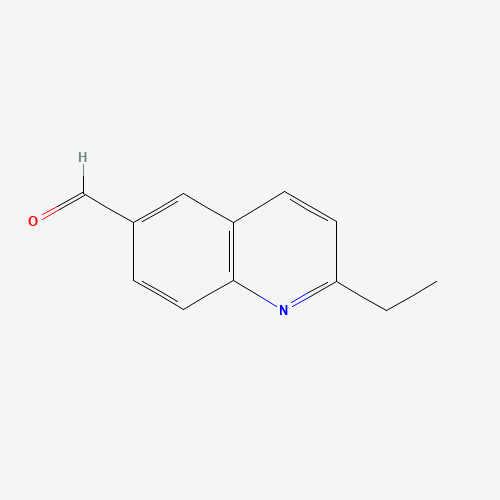 2-ethylquinoline-6-carbaldehyde (CAS: 916812-19-6) - Chemical Structure and Molecular Formula 