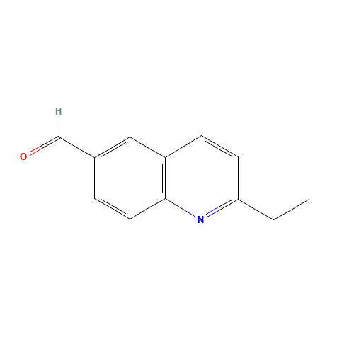 2-ethylquinoline-6-carbaldehyde (CAS: 916812-19-6) - Chemical Structure and Molecular Formula 