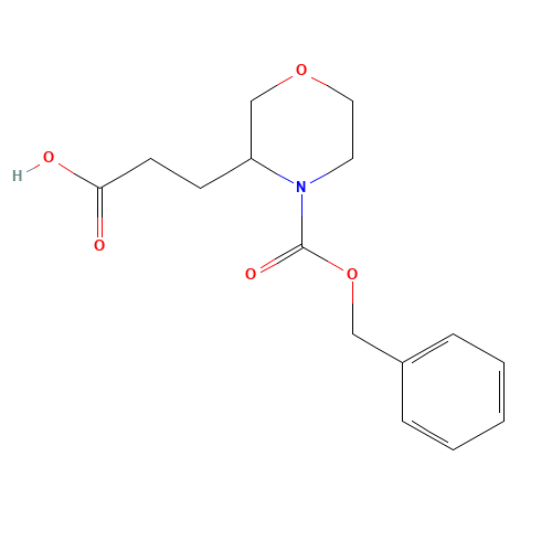 3-(4-phenylmethoxycarbonylmorpholin-3-yl)propanoic acid (CAS: 885274-07-7) - Related Chemical Product