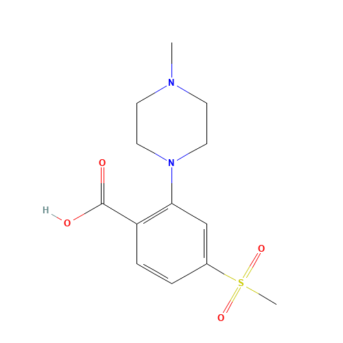 2-(4-methylpiperazin-1-yl)-4-methylsulfonylbenzoic acid (CAS: 1197193-10-4) - Related Chemical Product